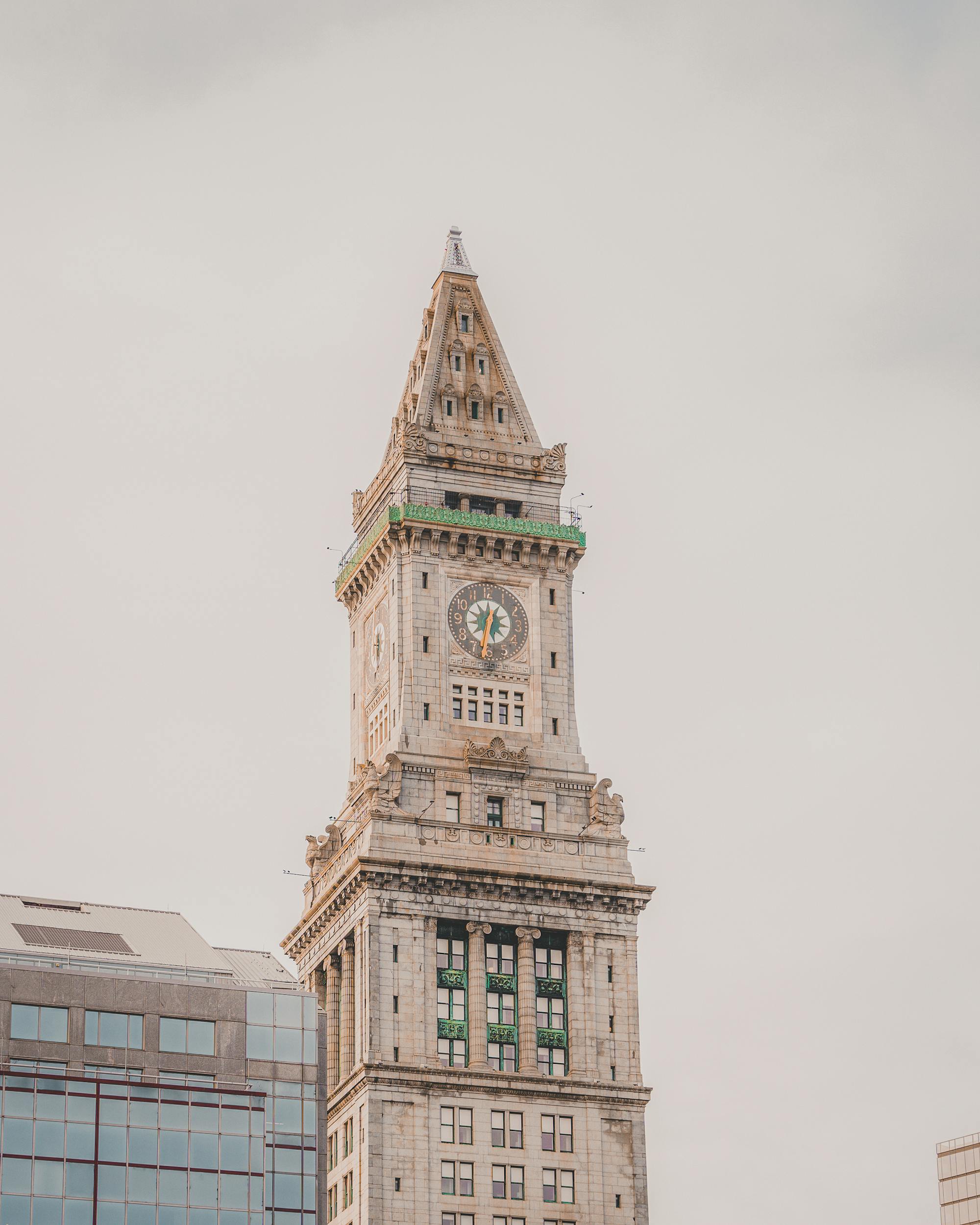 The Boston Custom House Tower, near 733Park's offices at One Boston Place in downtown Boston
