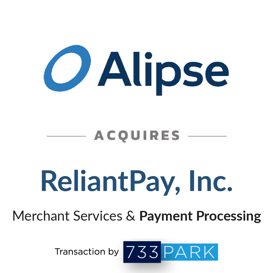 Alipse Payments acquires ReliantPay, a Missouri-based ISO and merchant processing portfolio