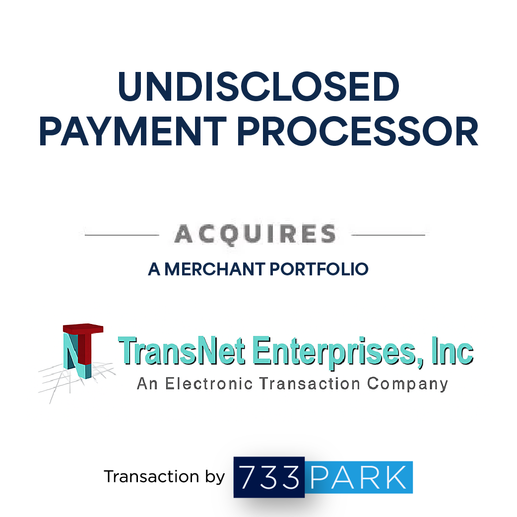 A payment processor acquires a merchant portfolio from TransNet Enterprises