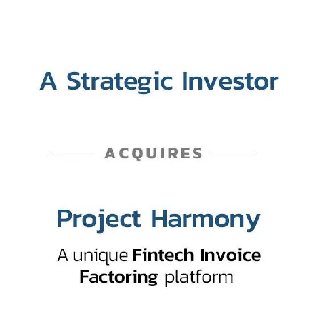 Strategic investor acquires a B2B invoice factoring platform